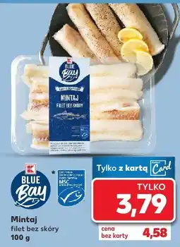 Kaufland Mintaj filet bez skóry Blue Bay oferta