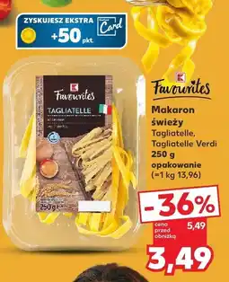 Kaufland Makaron świeży Tagliatelle Favourites oferta