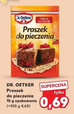 Kaufland Proszek do pieczenia Dr. Oetker oferta