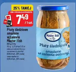 Polomarket Płaty śledziowe smażone w zalewie Master Fish oferta