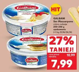 Kaufland Ser Mascarpone różne rodzaje GALBANI oferta