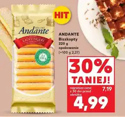 Kaufland Biszkopty Ladyfingers ANDANTE oferta