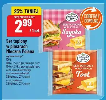 Polomarket Ser topiony w plastrach Tost Mleczna Polana oferta