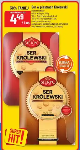 Polomarket Ser Królewski w plastrach Sierpc oferta