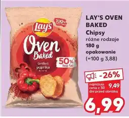 Kaufland Chipsy Lay's Oven Baked różne rodzaje 180 g oferta