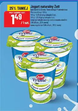 Polomarket Jogurt naturalny Zott Primo oferta