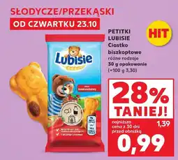 Kaufland Ciastko biszkoptowe Lubisie różne rodzaje 30 g Petitki oferta
