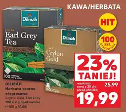 Kaufland Herbata czarna ekspresowa Ceylon Gold DILMAH oferta