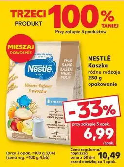 Kaufland Kaszka różne rodzaje TRZECI -100% Nestlé oferta
