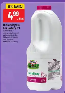 Polomarket Mleko wiejskie bez laktozy 2% OSM w Piątnicy 1l Piątnica oferta