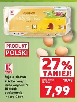 Kaufland Jaja z chowu ściółkowego M 10 sztuk Kaufland oferta