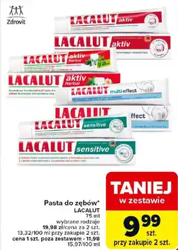 Carrefour Pasta do zębów LACALUT oferta