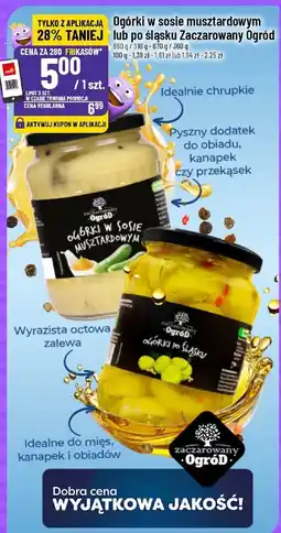 Polomarket Ogórki w sosie musztardowym Zaczarowany Ogród oferta