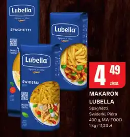 Chorten Makaron Lubella Spaghetti, Świderki, Pióra oferta