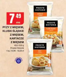 Chorten Pyzy z mięsem, kluski śląskie z mięsem, kartacze z mięsem Proste Historie oferta
