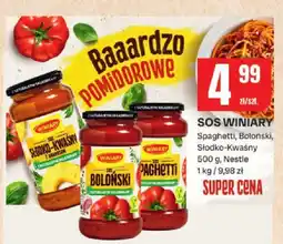 Chorten Sos winiary Spaghetti, Boloński, Słodko-Kwaśny oferta
