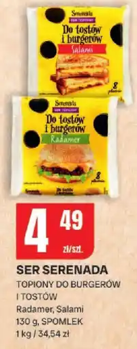 Chorten Ser Serenada topiony do burgerów i tostów Radamer, Salami SPOMLEK oferta