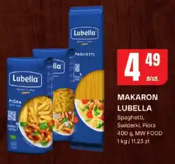 Chorten Makaron Lubella Spaghetti, Świderki, Pióra MW FOOD oferta
