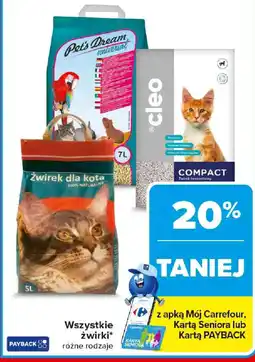 Carrefour Żwirek dla kota oferta
