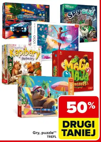 Carrefour Gry, puzzle TREFL oferta
