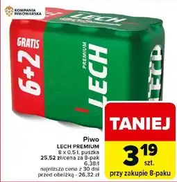Carrefour Piwo LECH PREMIUM oferta
