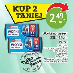 Passa Worki na śmieci Passa 35 l oferta