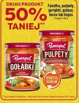 Polomarket Fasolka, pulpety, gołąbki, gulasz, leczo lub bigos Pamapol oferta