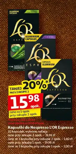 Auchan Kawa w kapsułkach brazil L'or Espresso oferta