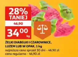 Auchan Żelki diabełki i czarownice oferta