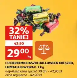 Auchan Cukierki michaszki halloween mieszko oferta