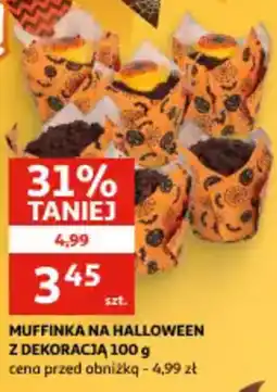 Auchan Muffinka na halloween z dekoracją oferta