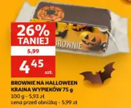 Auchan Brownie na halloween kraina wypieków oferta