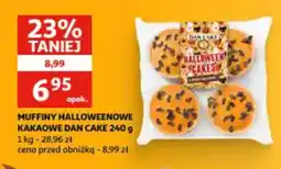 Auchan Muffiny halloweenowe kakaowe dan cake oferta