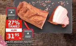 Auchan Boczek wędzony parzony oferta