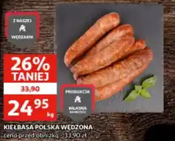 Auchan Kiełbasa polska wędzona oferta