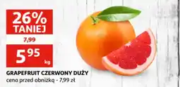 Auchan Grapefruit czerwony duży oferta