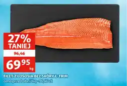 Auchan Filet z łososia bez skóry e-trim oferta