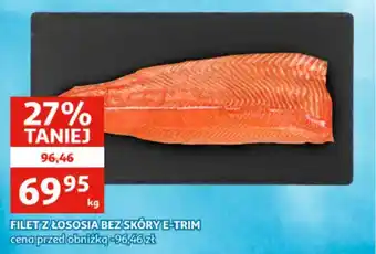 Auchan Filet z łososia bez skóry e-trim oferta