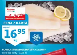 Auchan Flądra strzałozębna 25% glazury oferta