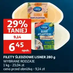Auchan Filety śledziowe lisner oferta