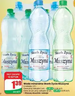 Dino Woda mineralna Skarb Życia Muszyna oferta