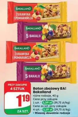 Dino Baton zbożowy BA! BAKALLAND oferta