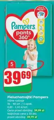 Dino Pieluchomajtki Pampers oferta