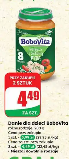 Dino Danie dla dzieci różne rodzaje BoboVita oferta