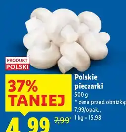Lidl Pieczarki Polskie pieczarki 500 g Lidl oferta