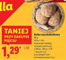 Lidl Bułka wysokobiałkowa Lidl oferta