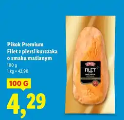 Lidl Filet z piersi kurczaka o smaku maślanym Pikok Premium oferta