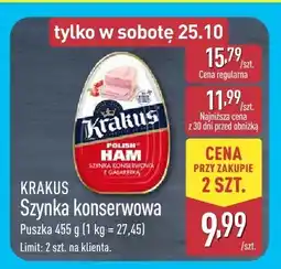 ALDI Szynka konserwowa KRAKUS oferta