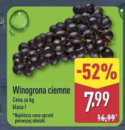 ALDI Winogrona ciemne Aldi oferta