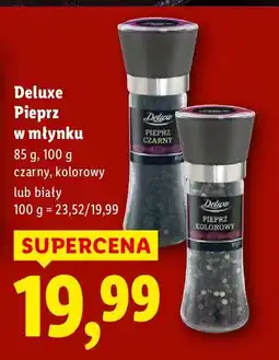 Lidl Pieprz w młynku Deluxe czarny, kolorowy lub biały oferta